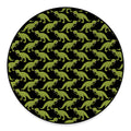Tyrannosaurus Rex Pattern Print Round Floor Mat