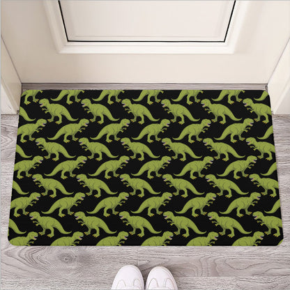 Tyrannosaurus Rex Pattern Print Rubber Doormat