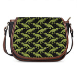 Tyrannosaurus Rex Pattern Print Saddle Bag