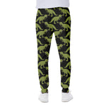 Tyrannosaurus Rex Pattern Print Scuba Joggers
