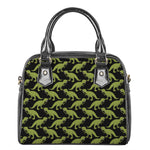 Tyrannosaurus Rex Pattern Print Shoulder Handbag
