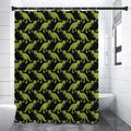 Tyrannosaurus Rex Pattern Print Shower Curtain