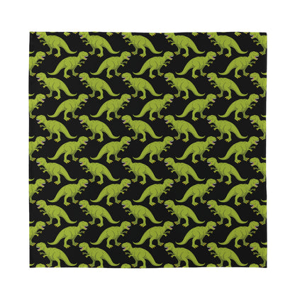 Tyrannosaurus Rex Pattern Print Silk Bandana