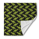 Tyrannosaurus Rex Pattern Print Silk Bandana