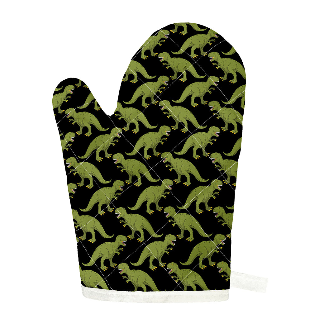 Tyrannosaurus Rex Pattern Print Single Oven Mitt