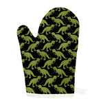 Tyrannosaurus Rex Pattern Print Single Oven Mitt