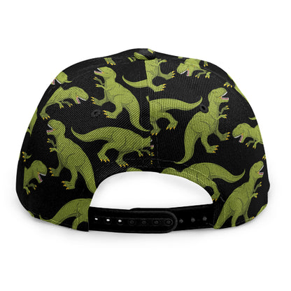 Tyrannosaurus Rex Pattern Print Snapback Cap