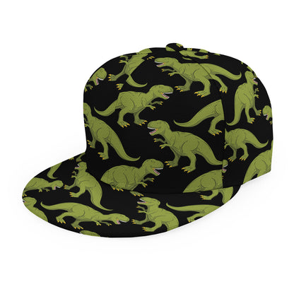 Tyrannosaurus Rex Pattern Print Snapback Cap