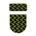Tyrannosaurus Rex Pattern Print Toilet Lid And Tank Cover Set