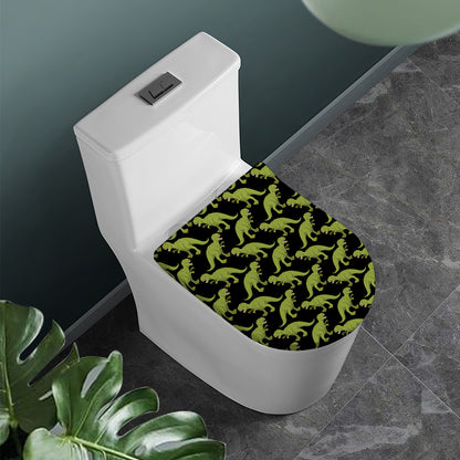 Tyrannosaurus Rex Pattern Print Toilet Lid Cover