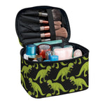 Tyrannosaurus Rex Pattern Print Travel Makeup Bag