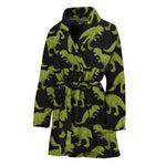Tyrannosaurus Rex Pattern Print Women's Bathrobe