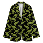 Tyrannosaurus Rex Pattern Print Women's Blazer