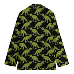 Tyrannosaurus Rex Pattern Print Women's Blazer