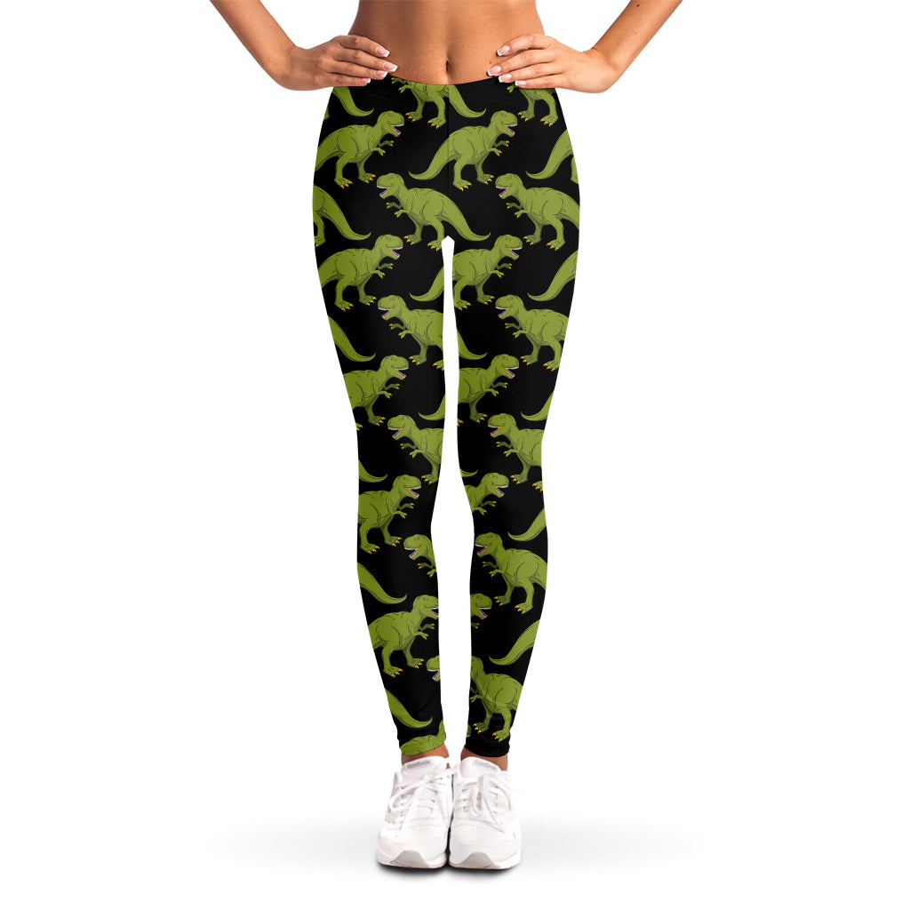 Tyrannosaurus Rex Pattern Print Women's Leggings