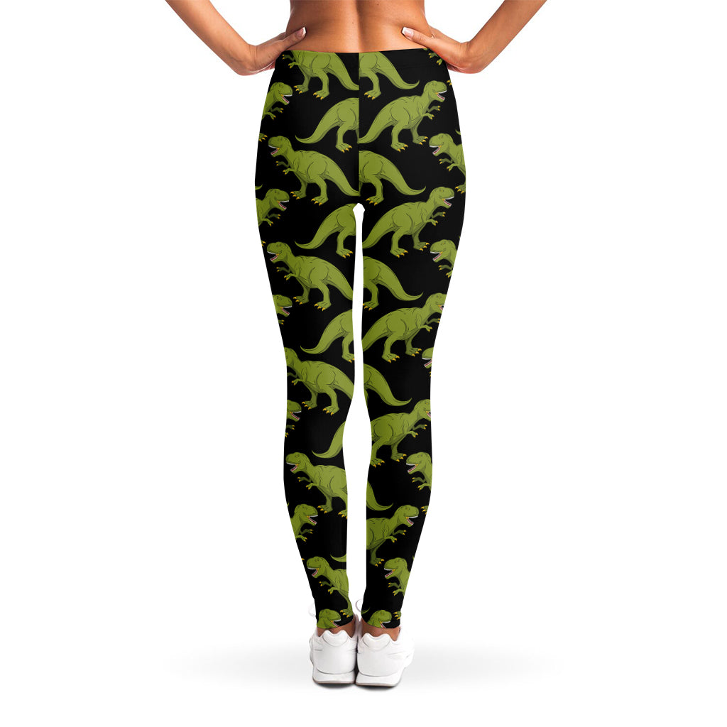 Tyrannosaurus Rex Pattern Print Women's Leggings