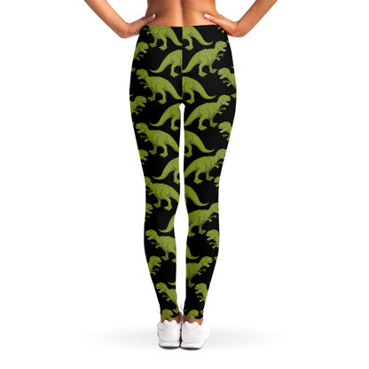 Tyrannosaurus Rex Pattern Print Women's Leggings