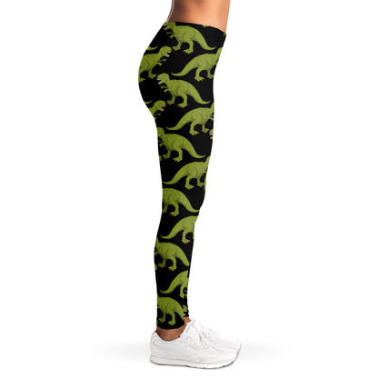 Tyrannosaurus Rex Pattern Print Women's Leggings