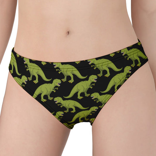 Tyrannosaurus Rex Pattern Print Women's Panties