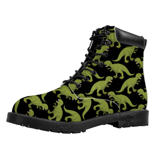 Tyrannosaurus Rex Pattern Print Work Boots