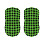 UFO Green And Black Buffalo Check Print Bar Stool Covers