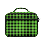 UFO Green And Black Buffalo Check Print Briefcase Bible Bag
