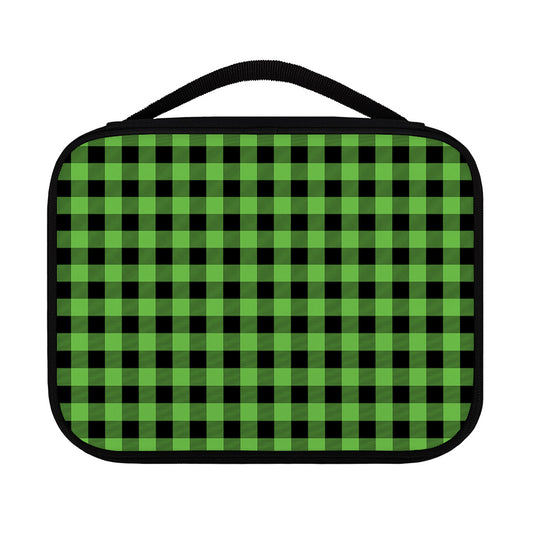 UFO Green And Black Buffalo Check Print Classic Bible Case
