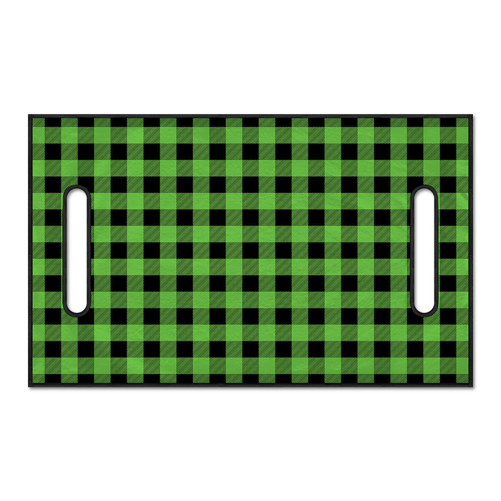 UFO Green And Black Buffalo Check Print Golf Cart Seat Cover