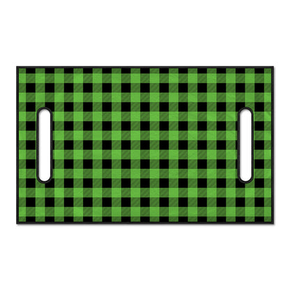 UFO Green And Black Buffalo Check Print Golf Cart Seat Cover