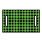 UFO Green And Black Buffalo Check Print Golf Cart Seat Cover