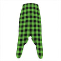 UFO Green And Black Buffalo Check Print Hammer Pants