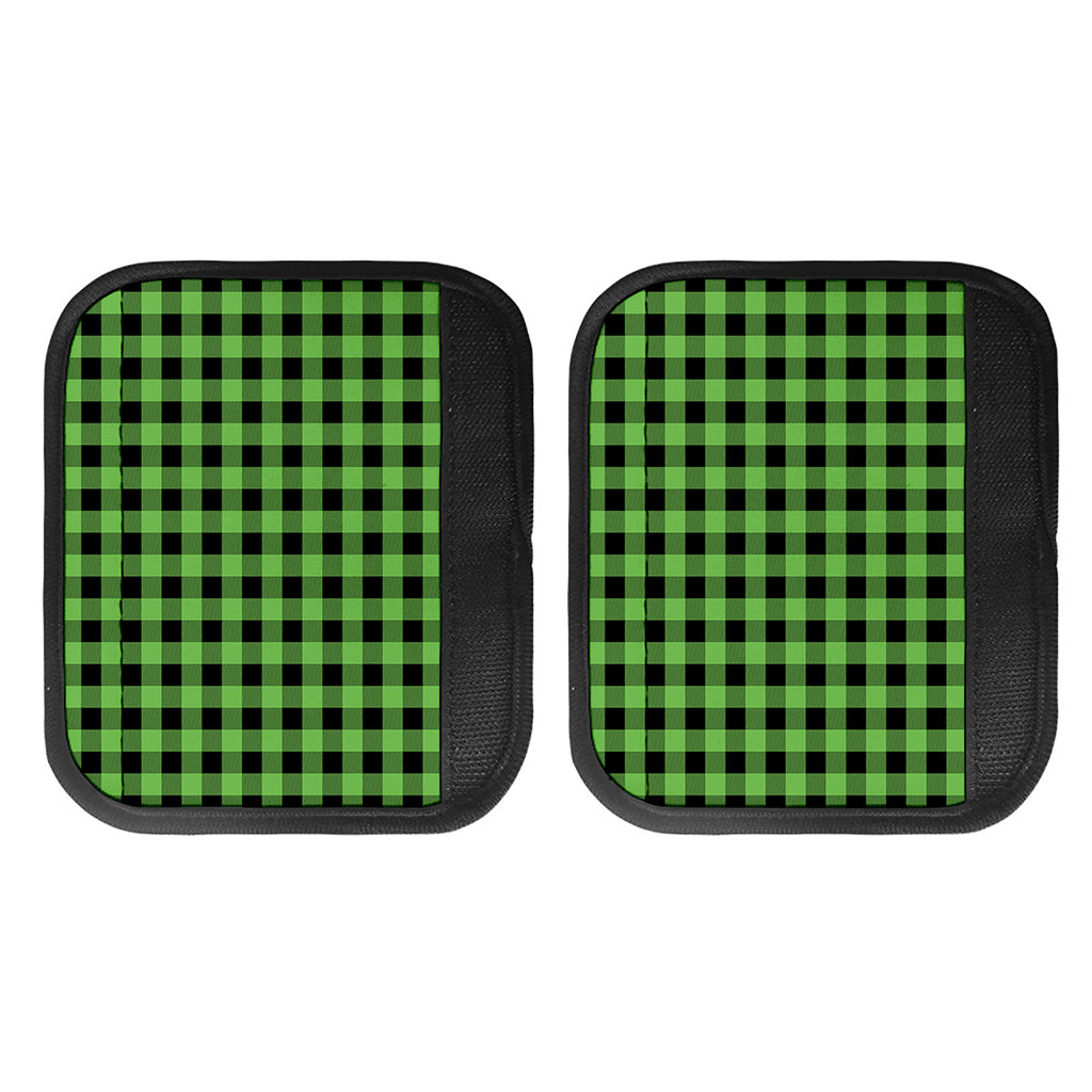 UFO Green And Black Buffalo Check Print Handle Covers