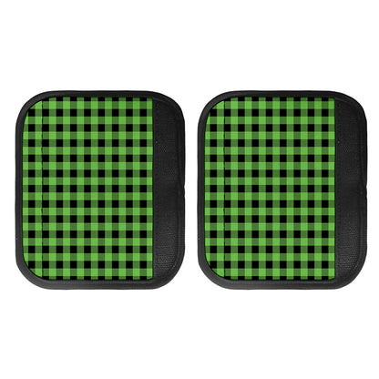 UFO Green And Black Buffalo Check Print Handle Covers