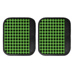 UFO Green And Black Buffalo Check Print Handle Covers