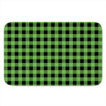 UFO Green And Black Buffalo Check Print Indoor Door Mat