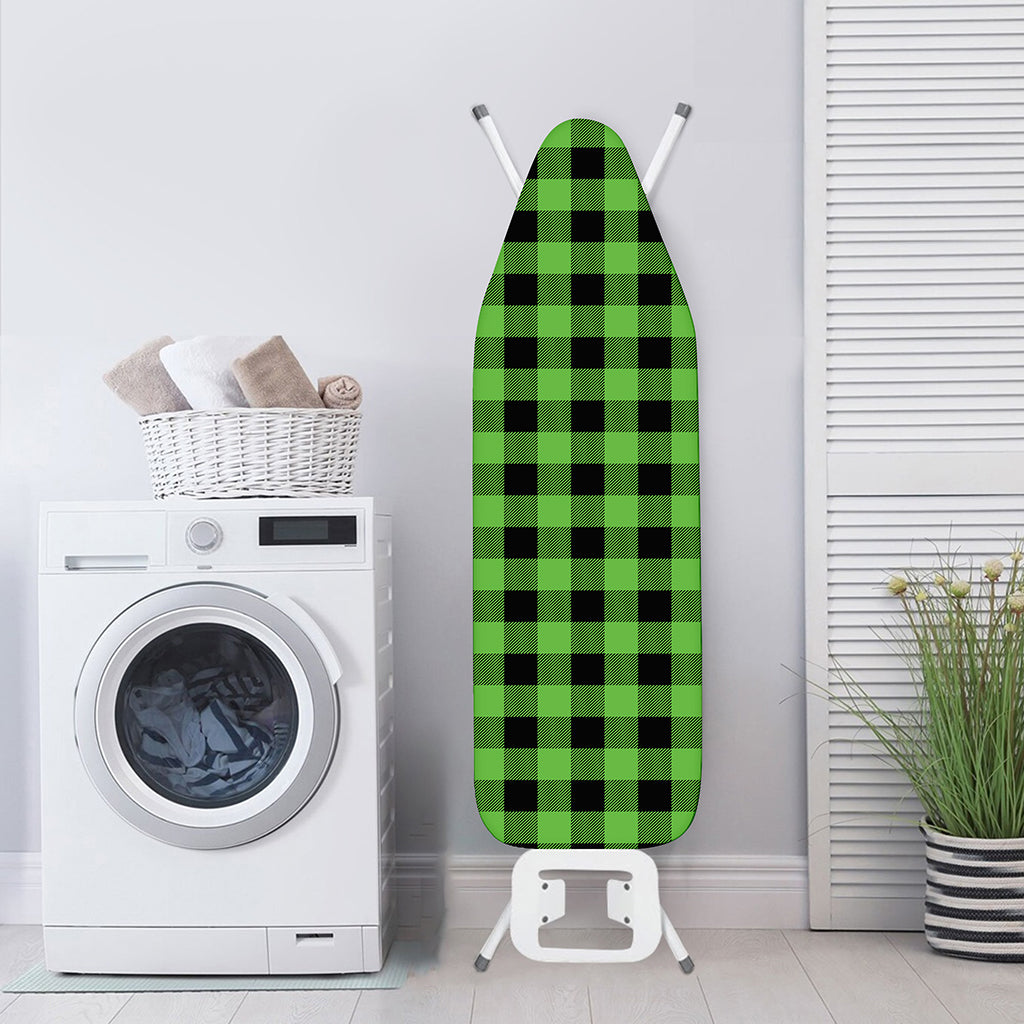 UFO Green And Black Buffalo Check Print Ironing Board Cover
