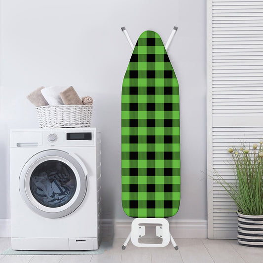 UFO Green And Black Buffalo Check Print Ironing Board Cover