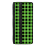 UFO Green And Black Buffalo Check Print Refrigerator Handle Covers