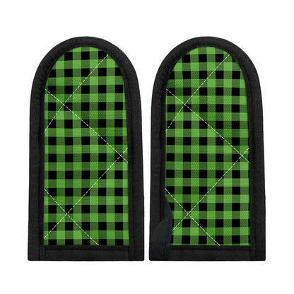 UFO Green And Black Buffalo Check Print Skillet Handle Cover