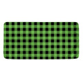 UFO Green And Black Buffalo Check Print Towel