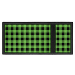 UFO Green And Black Buffalo Check Print Trifold Wallet