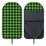 UFO Green And Black Buffalo Check Print Waterproof Car Seat Cover