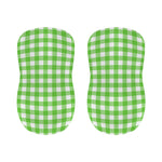 UFO Green And White Buffalo Check Print Bar Stool Covers