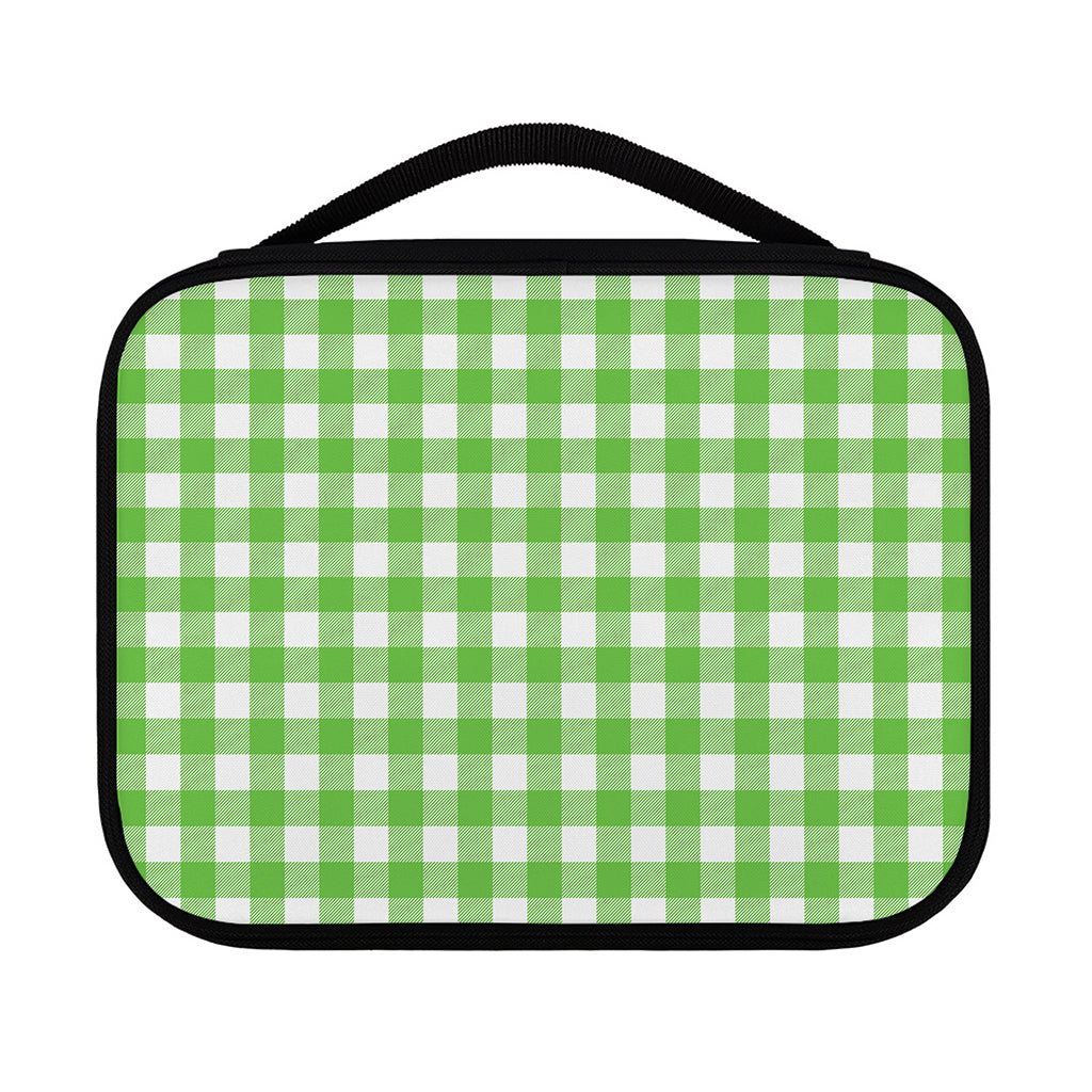 UFO Green And White Buffalo Check Print Classic Bible Case
