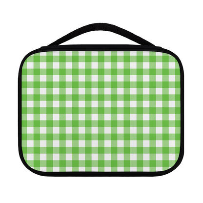 UFO Green And White Buffalo Check Print Classic Bible Case
