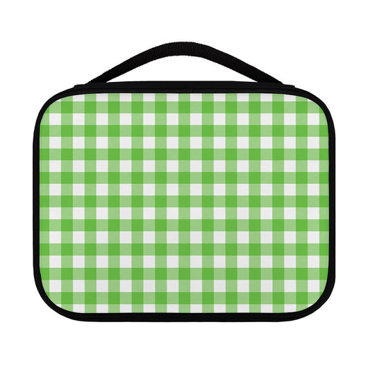 UFO Green And White Buffalo Check Print Classic Bible Case