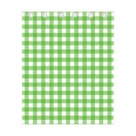 UFO Green And White Buffalo Check Print Curtain