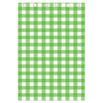 UFO Green And White Buffalo Check Print Curtain