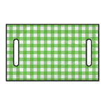 UFO Green And White Buffalo Check Print Golf Cart Seat Cover