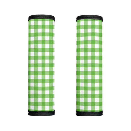 UFO Green And White Buffalo Check Print Handle Covers